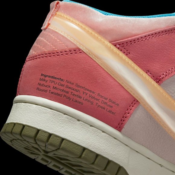 NEW Social Status X Nike Dunk Mid ‘Strawberry Milk’ Special Edition main image 4